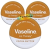 3x Vaseline Lip Balm Therapy Petroleum Jelly Cocoa Butter 20g Travel Size Pot