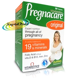 Vitabiotics Pregnacare Original Vitamin Mineral Conception Pregnancy 90 Tablets