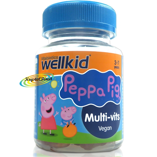 Vitabiotics WellKid Peppa Pig Multi-Vits Vegan/Vegetarian Kids 30 Vitamins