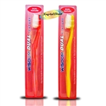 2x Wisdom Dual Texture Manual Plaque Remover Toothbrush Stimulate Gums