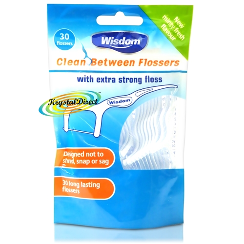 Wisdom Clean Between Easy Slide Strong Long Lasting Flossers Remove Plaque