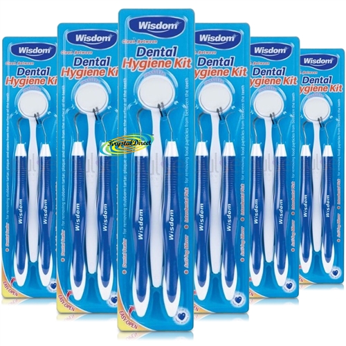 6x Wisdom Hygiene Dental Cleaning Kit Oral Care Home Use Plaque Remover