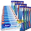 12x Wisdom Addis Smokers Extra Hard Toothbrush And Extra Fresh Mint Toothpaste 50ml