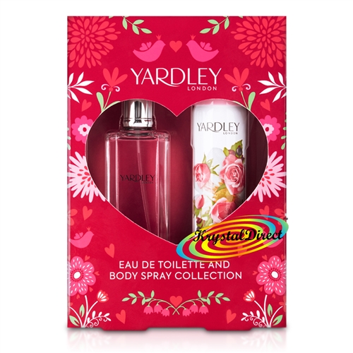 Yardley English Rose EDT & Body Spray Gift Set