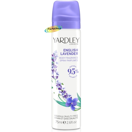 Yardley ENGLISH LAVENDER Body Spray Fragrance 75ml