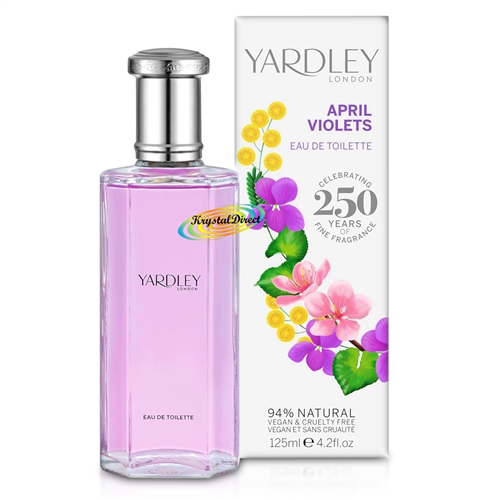 Yardley April Violets Eau De Toilette EDT 125ml