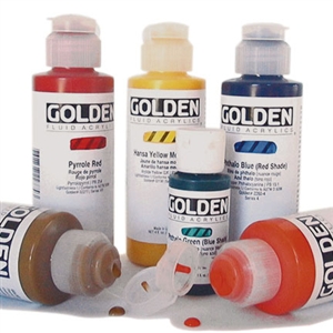 Golden Fluid Acrylics 1oz and 4oz Image