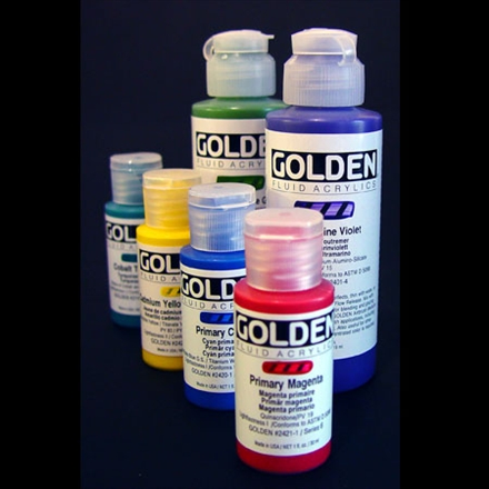 Golden Fluid Acrylics 1oz and 4oz