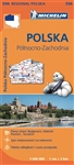 NW Poland Travel & Road Map. MICHELIN Poland North West Regional Map scale 1:300,000 will provide you with an extensive coverage of primary, secondary and scenic routes for this region. In addition to Michelins clear and accurate mapping, this regional m