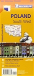 MICHELIN Southwest Poland Regional travel and road map. This map will provide you with an extensive coverage of primary, secondary and scenic routes for this region. In addition to Michelin's clear and accurate mapping, this regional map includes all the