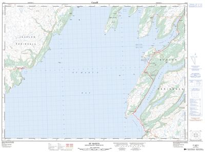 001K13 - ST. MARY'S - Topographic Map