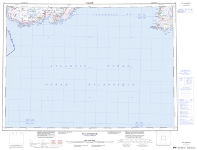 001L - ST LAWRENCE - Topographic Map