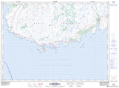 001L13 - LAMALINE - Topographic Map