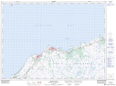 001M04 - GRAND BANK - Topographic Map