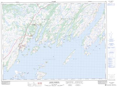 001M07 - BAINE HARBOUR - Topographic Map