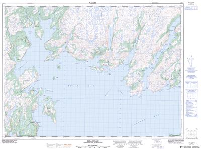 001M11 - BELLEORAM - Topographic Map