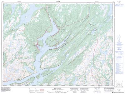 001M13 - ST. ALBAN'S - Topographic Map