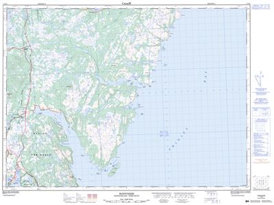 001N13 - SUNNYSIDE - Topographic Map
