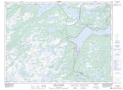 002D08 - PORT BLANDFORD - Topographic Map