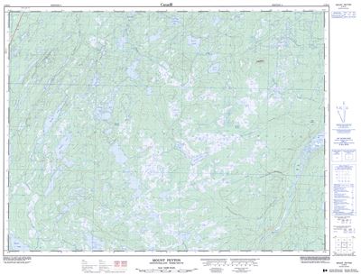 002D14 - MOUNT PEYTON - Topographic Map