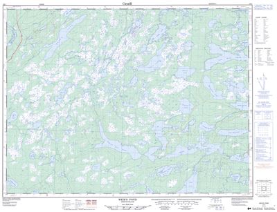 002E01 - WEIR'S POND - Topographic Map