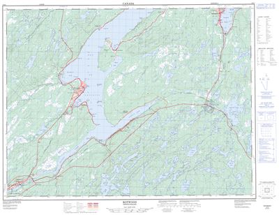 002E03 - BOTWOOD - Topographic Map