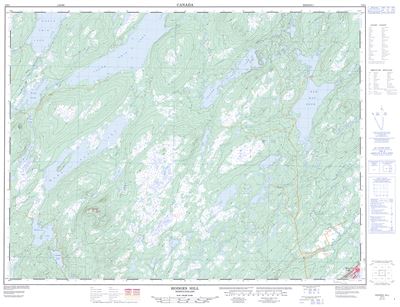 002E04 - HODGES HILL - Topographic Map