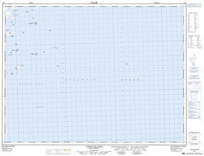 002F03 - CABOT ISLANDS - Topographic Map