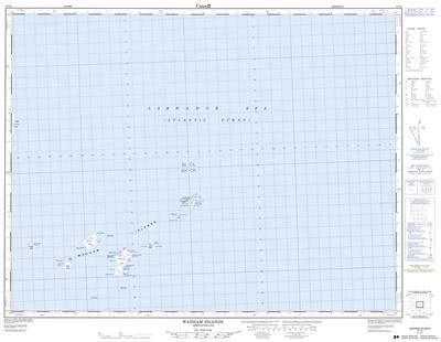 002F12 - WADHAM ISLANDS - Topographic Map
