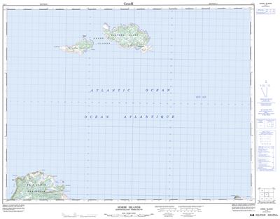 002L04 - HORSE ISLANDS - Topographic Map