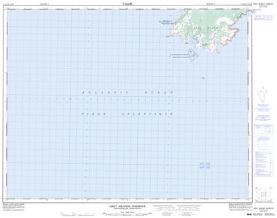 002L12 - GREY ISLANDS HARBOUR - Topographic Map