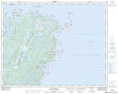002M04 - ST. JULIEN'S - Topographic Map