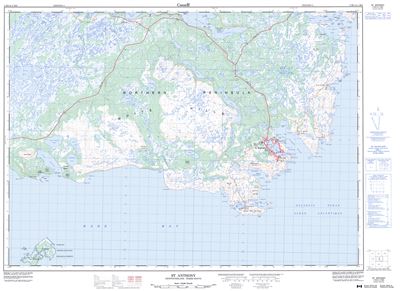 002M05 - ST. ANTHONY - Topographic Map