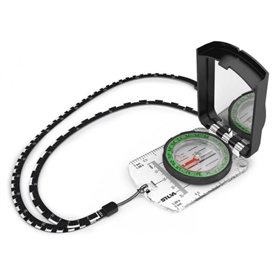 SILVA Compass Ranger S for night use. Silva Ranger S features DryFlex grip for easy handling and comes with a use anywhere declination scale inside the capsule. A base plate map measuring in mm and scales of 1:50k and 1:25k. Ranger S has the additional be