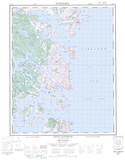 003D13 - SNUG HARBOUR - Topographic Map
