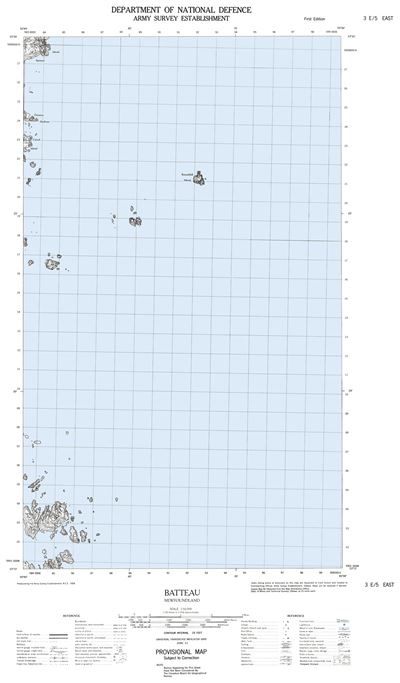 003E05E - BATTEAU - Topographic Map