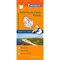 Nord-Pas-de-Calais Picardy Travel Map.  This is an excellent Michelin road map at 1:200,000 scale showing details of all roads, service stations, safety warnings, and more.