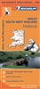 SW England, Wales & Midlands Travel & Road map. MICHELIN Wales, The Midlands, South West England Regional Map scale 1:400,000 will provide you with an extensive coverage of primary, secondary and scenic routes for this region. In addition to Michelin's cl