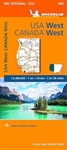 585 North America - Western Canada and Western USA road map. MICHELIN Western USA, Western Canada Regional Map scale 1:2,400,000 will provide you with an extensive coverage of primary, secondary and scenic routes for this region. In addition to Michelin's