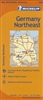 NE Germany Travel Map with Cities. MICHELIN Germany Northeast Regional Map scale 1:350,000 will provide you with an extensive coverage of primary, secondary and scenic routes for this region. In addition to Michelin's clear and accurate mapping, this regi