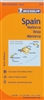 MICHELIN Balearic Islands Regional Map. Scale 1/140,000 will provide you with an extensive coverage of primary, secondary and scenic routes for the Spanish Isles of Mallorca, Ibiza and Menorca. Shows the cities of Eivissa, Ibiza, Palma de Mallorca and Mao