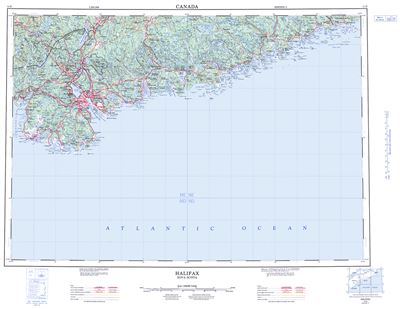 011D - HALIFAX - Topographic Map