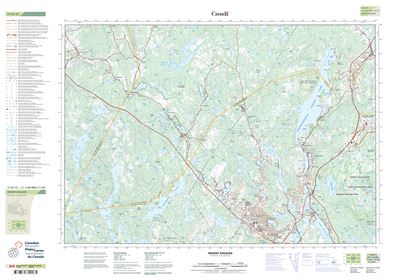 011D13 - MOUNT UNIACKE - Topographic Map