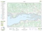 011E05 - BASS RIVER - Topographic Map