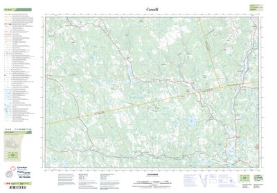 011E08 - LOCHABER - Topographic Map