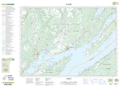 011K02 - BADDECK - Topographic Map