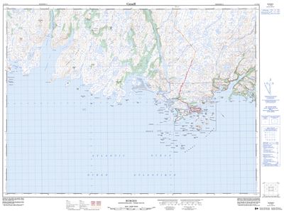 011P12 - BURGEO - Topographic Map