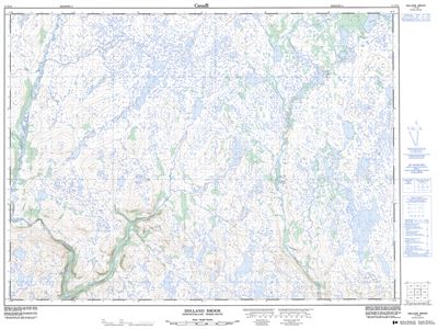 011P15 - DOLLAND BROOK - Topographic Map