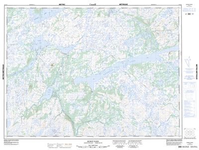 012A03 - BURNT POND - Topographic Map