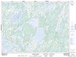 012A08 - GREAT BURNT LAKE - Topographic Map